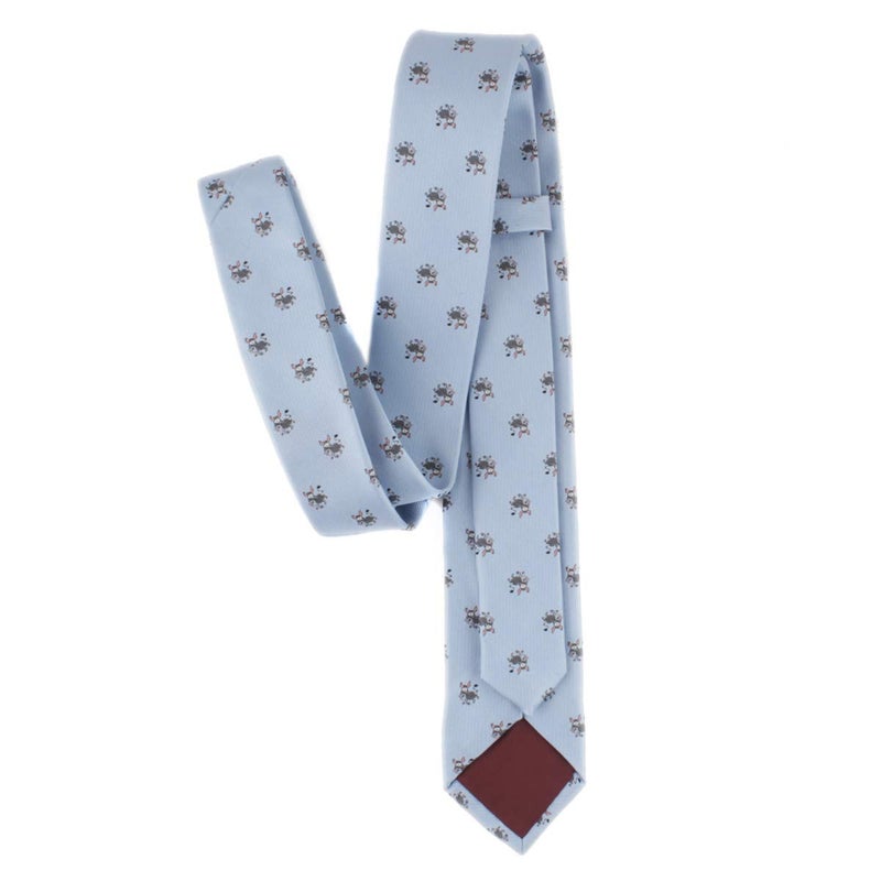 Secdtie Men Blue Silk Wedding Self Cravat Daily Dress Novelty Tie Cute Donkey Wedding Best Birthday Gift for Husband - Image 5